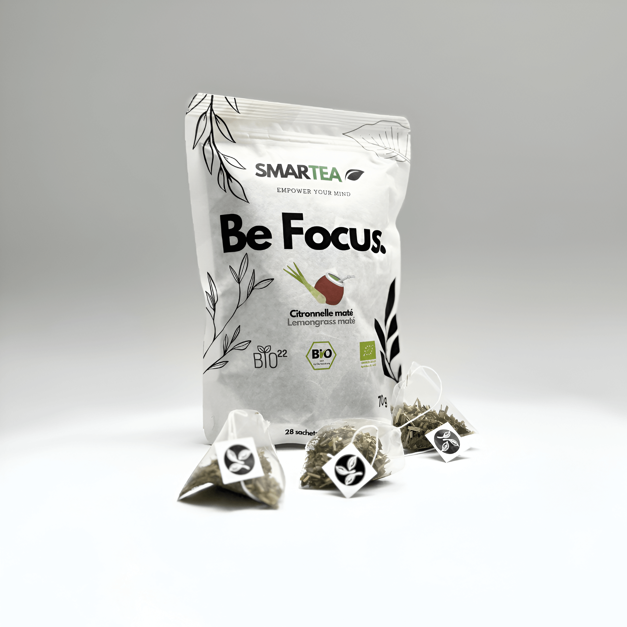 Infusion Bio | Citronnelle Maté | Boostez Votre Concentration