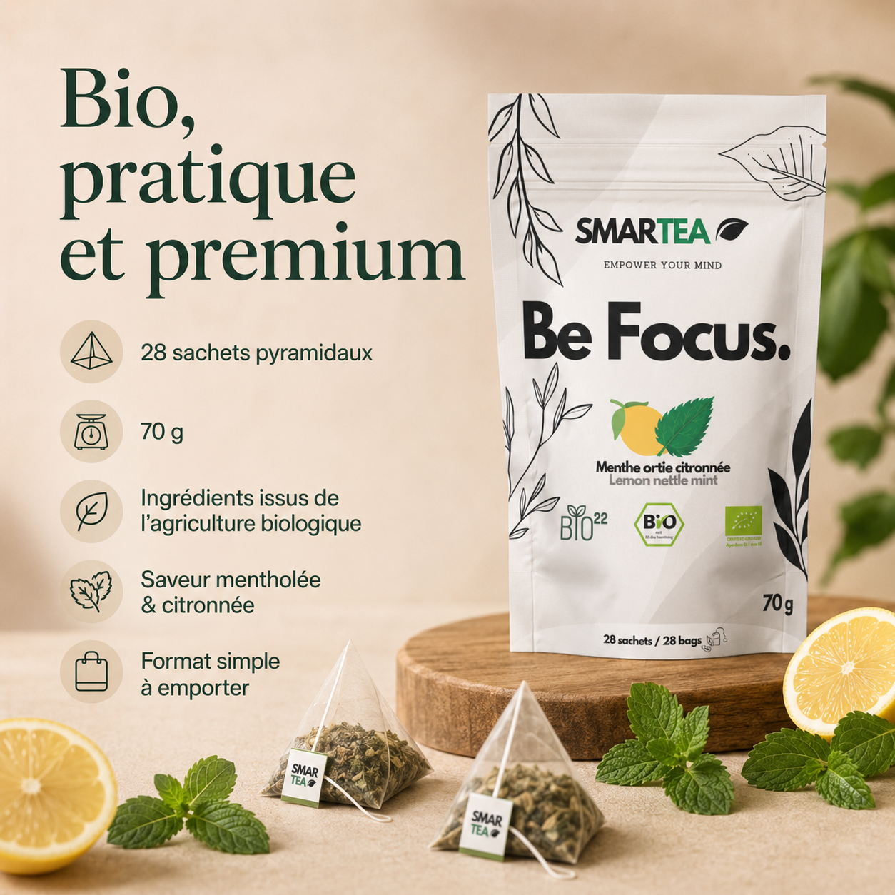 Menthe Ortie Citronnée