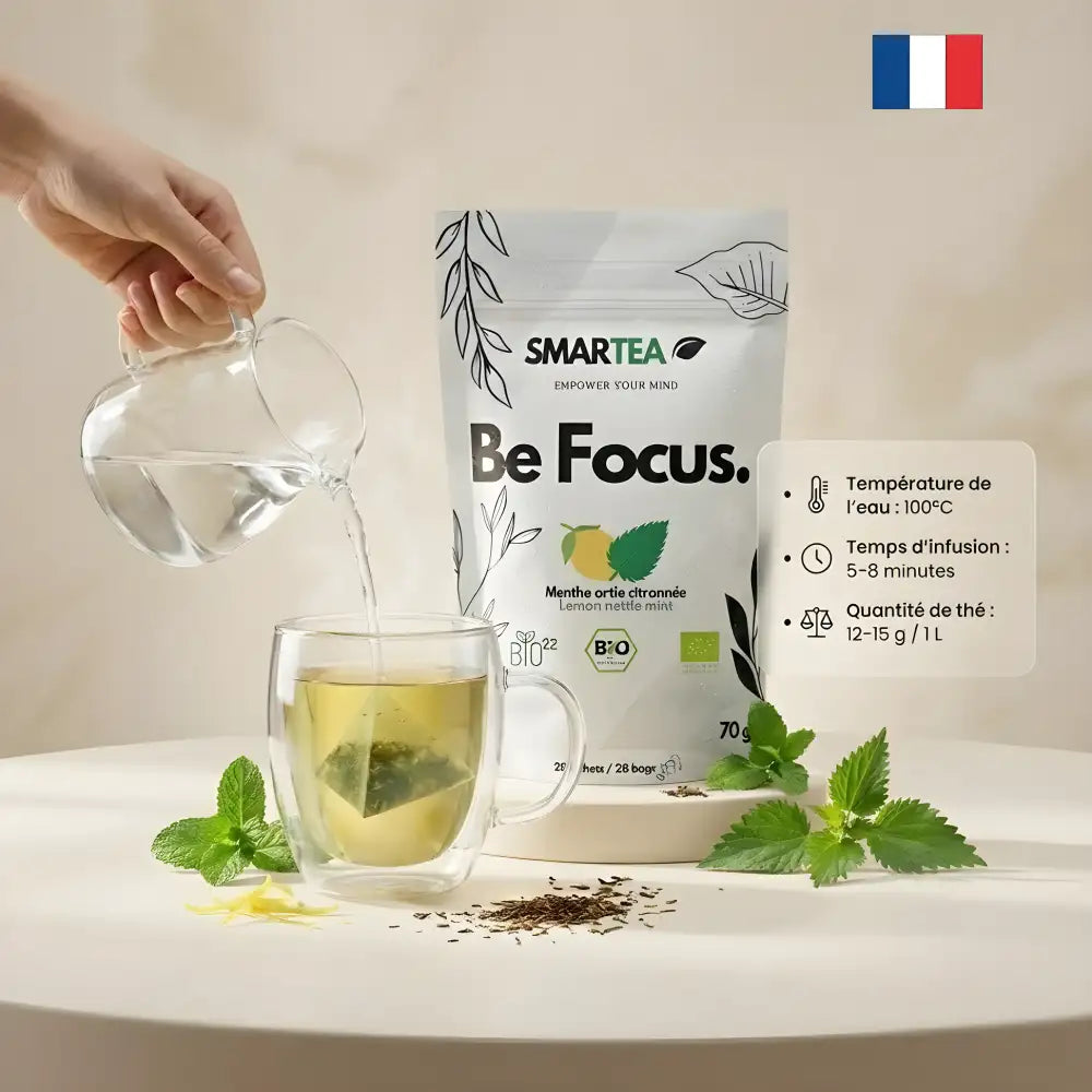Infusion bio | Menthe Ortie Citronnée | Détox et Bien-être Naturel