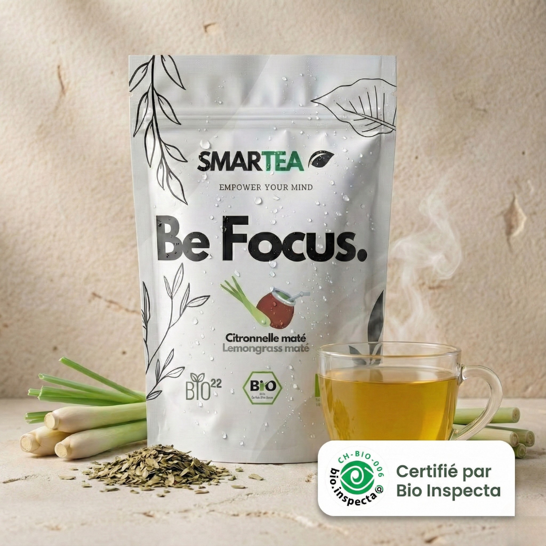Infusion Bio | Citronnelle Maté | Boostez Votre Concentration